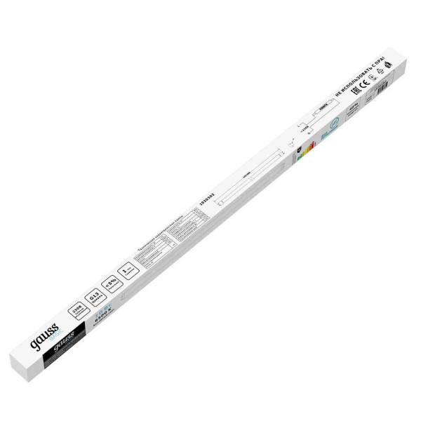 Лампа cветодиодная Gauss G13 10W 6500K матовая 1930302 Лампа cветодиодная Gauss G13 10W 6500K матовая 1930302