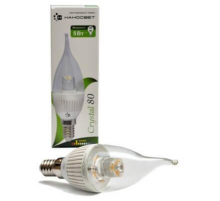 Лампа светодиодная Наносвет E14 5W 4000K прозрачная LC-CDTCL-5/E14/840 L156