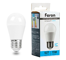 Лампа светодиодная Feron LB-990 E27 15W 6400K 52078