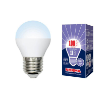 Лампа светодиодная E27 11W 6500K матовая LED-G45-11W/DW/E27/FR/NR UL-00003833