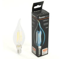 Лампа светодиодная Feron.PRO LB-1218 Свеча на ветру E14 1320LM 8W 175-265V 6400K 51267
