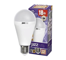 Лампа светодиодная Jazzway E27 18W 3000K матовая 5006188
