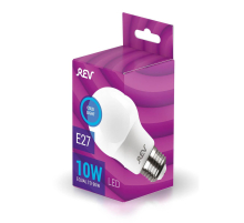 Лампа светодиодная REV A60 Е27 10W 6500K холодный белый свет груша 32528 4