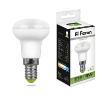 Лампа светодиодная Feron E14 5W 4000K Груша Матовая LB-439 25517