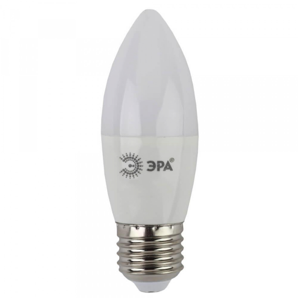 Лампа светодиодная ЭРА E27 9W 2700K матовая LED B35-9W-827-E27 Б0027971 Лампа светодиодная ЭРА E27 9W 2700K матовая LED B35-9W-827-E27 Б0027971
