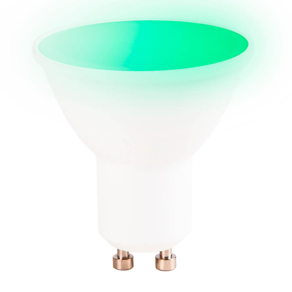 Светодиодная лампа Ambrella light 207500 Smart LED MR16 5W+RGB 3000K-6400K 220-240V Светодиодная лампа Ambrella light 207500 Smart LED MR16 5W+RGB 3000K-6400K 220-240V