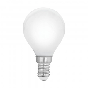 Лампа светодиодная Eglo E14 5W 2700K матовая 12548