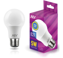 Лампа светодиодная REV A55-60 E27 5W 2700K теплый свет груша 32344 0
