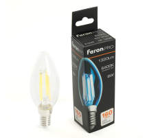 Лампа светодиодная Feron.PRO LB-1208 Свеча E14 1320LM 8W 175-265V 6400K 51249