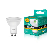 Лампа светодиодная Camelion GU10 10W 3000K LED10-GU10/830/GU10 13682