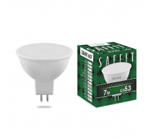 Лампа светодиодная Saffit MR16 GU5.3 7W 4000K Грибок Матовая SBMR1607 55028