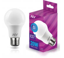 Лампа светодиодная REV A60 Е27 20W 6500K холодный белый свет груша 32531 4