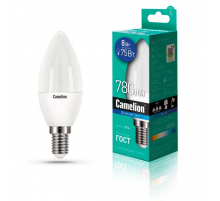 Лампа светодиодная Camelion E14 8W 6500K LED8-C35/865/E14 13370 Лампа светодиодная Camelion E14 8W 6500K LED8-C35/865/E14 13370