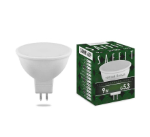 Лампа светодиодная Saffit MR16 GU5.3 9W 2700K Грибок Матовая SBMR1609 55084