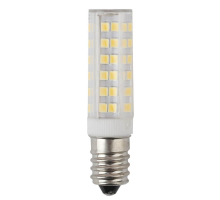 Лампа светодиодная ЭРА E14 7W 2700K прозрачная LED T25-7W-CORN-827-E14 Б0033029