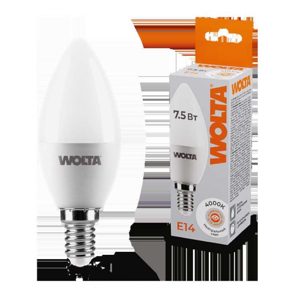Светодиодная лампа WOLTA 25SC7.5E14 Светодиодная лампа WOLTA 25SC7.5E14