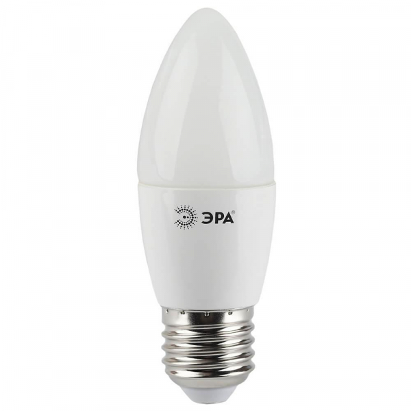 Лампа светодиодная ЭРА E27 7W 4000K матовая LED B35-7W-840-E27 Б0020540 Лампа светодиодная ЭРА E27 7W 4000K матовая LED B35-7W-840-E27 Б0020540