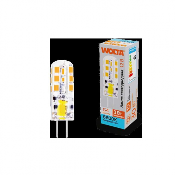 Светодиодная лампа WOLTA WSTD-JC-12V3W6KG4-S Светодиодная лампа WOLTA WSTD-JC-12V3W6KG4-S