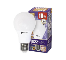 Лампа светодиодная Jazzway E27 10W 3000K матовая 1033697