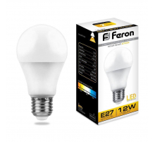 Лампа светодиодная Feron E27 12W 2700K Шар Матовая LB-93 25489 Лампа светодиодная Feron E27 12W 2700K Шар Матовая LB-93 25489