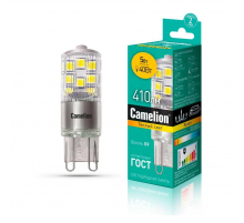 Лампа светодиодная Camelion G9 5W 3000K LED5-G9-NF/830/G9 13704 Лампа светодиодная Camelion G9 5W 3000K LED5-G9-NF/830/G9 13704