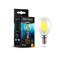 Лампа светодиодная Voltega E14 6,5W 2800K прозрачная VG10-G45E14warm9W-F 7136