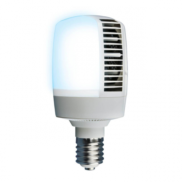 Лампа светодиодная Uniel E40 70W 6500K матовая LED-M105-70W/DW/E40/FR ALV02WH UL-00001812 Лампа светодиодная Uniel E40 70W 6500K матовая LED-M105-70W/DW/E40/FR ALV02WH UL-00001812