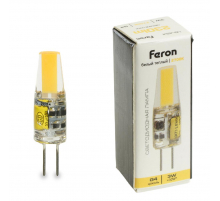 Лампа светодиодная Feron LB-424 G4 3W 12V 2700K 51170 Лампа светодиодная Feron LB-424 G4 3W 12V 2700K 51170