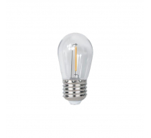 Лампа светодиодная Jazzway E27 1W 2700K прозрачная 5040625