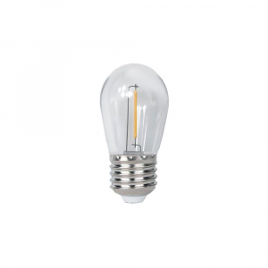 Лампа светодиодная Jazzway E27 1W 2700K прозрачная 5040625