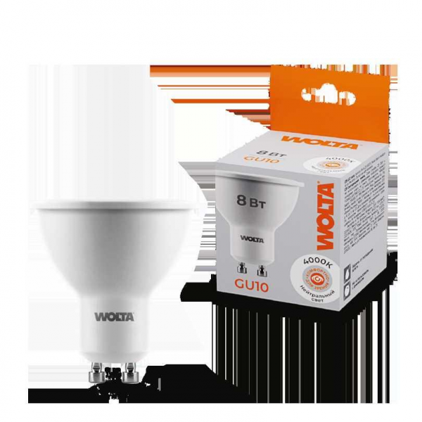 Светодиодная лампа WOLTA 25SPAR16-230-8GU10 Светодиодная лампа WOLTA 25SPAR16-230-8GU10