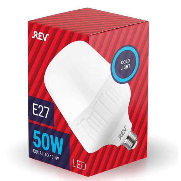 Лампа светодиодная REV T125 E27 50W 6500К PowerMax холодный белый свет 32421 8 Лампа светодиодная REV T125 E27 50W 6500К PowerMax холодный белый свет 32421 8