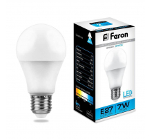 Лампа светодиодная Feron E27 7W 6400K Шар Матовая LB-91 25446 Лампа светодиодная Feron E27 7W 6400K Шар Матовая LB-91 25446