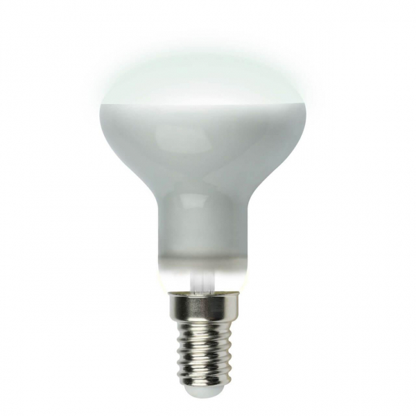 Лампа светодиодная рефлекторная Uniel E14 6W 4000K матовая LED-R50-6W/NW/E14/FR PLS02WH UL-00001492 Лампа светодиодная рефлекторная Uniel E14 6W 4000K матовая LED-R50-6W/NW/E14/FR PLS02WH UL-00001492