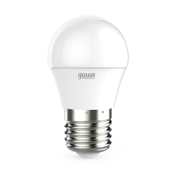 Лампа светодиодная Gauss E27 8W 6500K матовая 53238