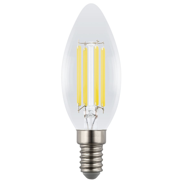 Лампа светодиодная Uniel E14 4W 3000K прозрачная LED-C35-4W/3000K/E14/CL GLY01TR UL-00011936 Лампа светодиодная Uniel E14 4W 3000K прозрачная LED-C35-4W/3000K/E14/CL GLY01TR UL-00011936