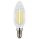 Лампа светодиодная Uniel E14 4W 3000K прозрачная LED-C35-4W/3000K/E14/CL GLY01TR UL-00011936