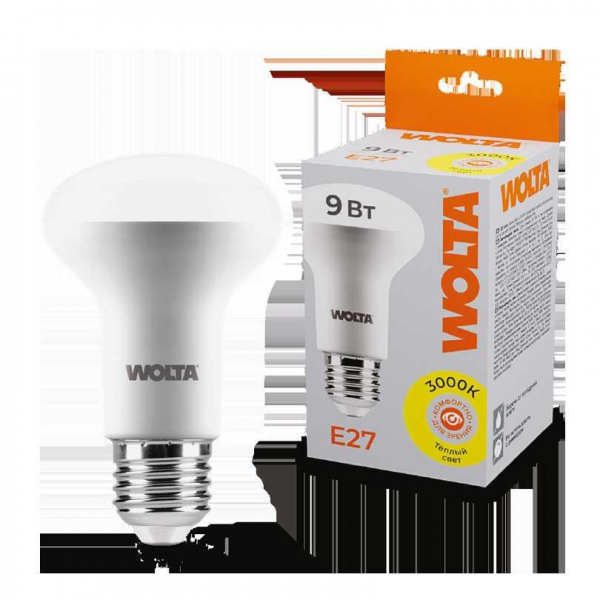 Светодиодная лампа WOLTA 25Y63R9E27 Светодиодная лампа WOLTA 25Y63R9E27