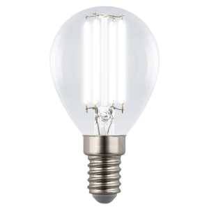Лампа светодиодная Uniel E14 4W 4000K прозрачная LED-G45-4W/4000K/E14/CL GLY01TR UL-00011939