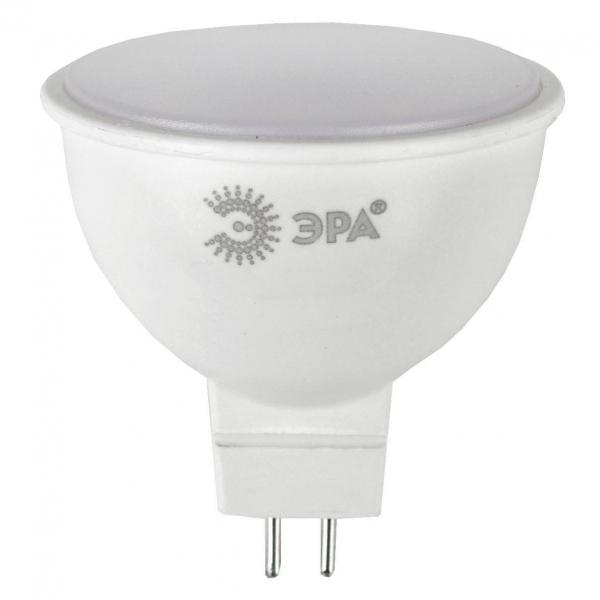 Лампа светодиодная ЭРА GU5.3 9W 2700K матовая LED MR16-9W-827-GU5.3 R Б0054239 Лампа светодиодная ЭРА GU5.3 9W 2700K матовая LED MR16-9W-827-GU5.3 R Б0054239