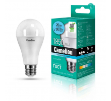 Лампа светодиодная Camelion E27 20W 4500K LED20-A65/845/E27 13165 Лампа светодиодная Camelion E27 20W 4500K LED20-A65/845/E27 13165