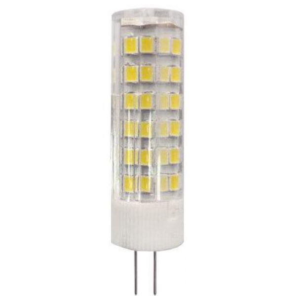 Лампа светодиодная ЭРА G4 7W 4000K прозрачная LED JC-7W-220V-CER-840-G4 Б0027860