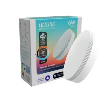 Лампа светодиодная диммируемая Gauss Smart Light 6W 530lm 2700-6500К GX53 1400112