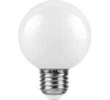 Лампа светодиодная Feron E27 3W 2700K Шар Матовая LB-371 25903