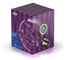 Лампа светодиодная REV VINTAGE RGB Starry G95 E27 2W 2700К DECO Premium 200Lm шар 32446 1