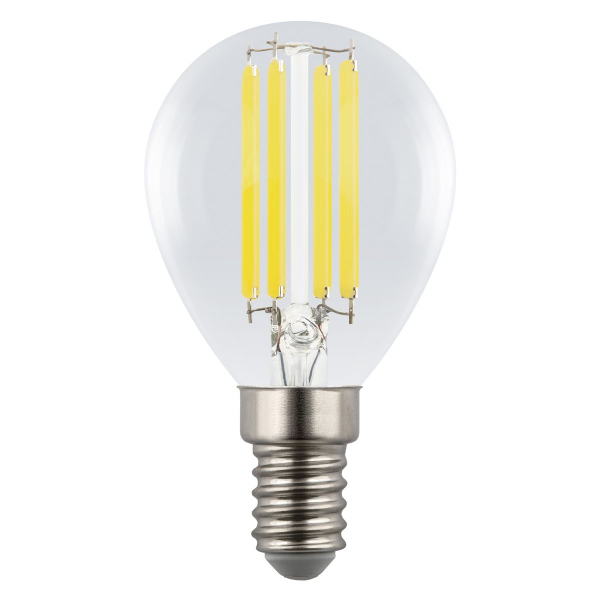 Лампа светодиодная Uniel E14 4W 3000K прозрачная LED-G45-4W/3000K/E14/CL GLY01TR UL-00011938 Лампа светодиодная Uniel E14 4W 3000K прозрачная LED-G45-4W/3000K/E14/CL GLY01TR UL-00011938