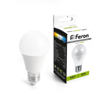 Лампа светодиодная Feron LB-3091 Шар E27 8W 4000K 41372