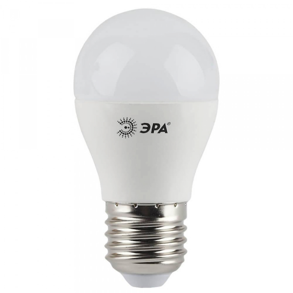 Лампа светодиодная ЭРА E27 7W 4000K матовая LED P45-7W-840-E27 Б0020554 Лампа светодиодная ЭРА E27 7W 4000K матовая LED P45-7W-840-E27 Б0020554
