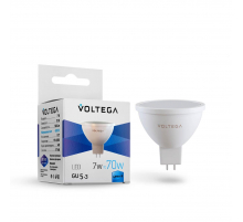 Лампа светодиодная Voltega GU5.3 7W 4000К матовая 7059 Лампа светодиодная Voltega GU5.3 7W 4000К матовая 7059