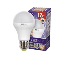 Лампа светодиодная Jazzway E27 12W 5000K матовая 1033734